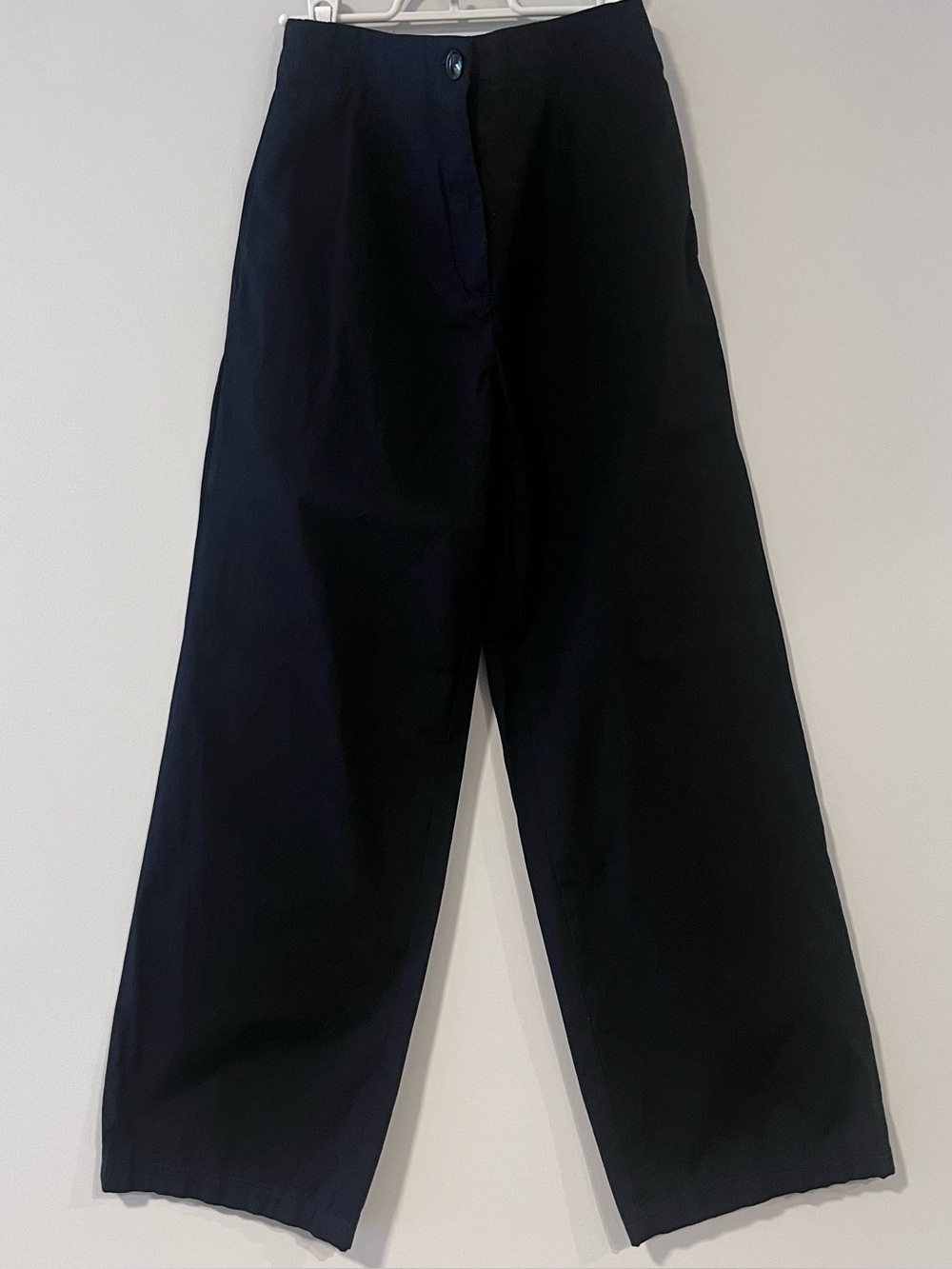Massimo Dutti Black Straight-Leg Chinos